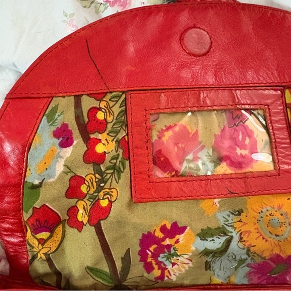 Latico Red Leather Crossbody Bag - Picture 8 of 16